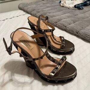 Valentino Women's Black Studded Sandals